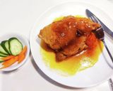 チキンステーキ(デミグラスソース煮)作り方13写真