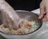 秋のご馳走♪キノコたっぷりハンバーグ作り方4写真