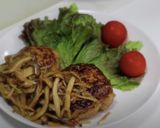 秋のご馳走♪キノコたっぷりハンバーグ作り方12写真