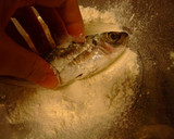 骨まで食べられる小鯵の揚げ漬け作り方1写真