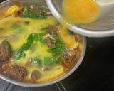 ウルトラマンドの　牛肉のフワトロ　他人丼作り方7写真
