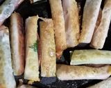 餃子の皮でハムとチーズをくるくると。作り方8写真