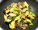 牛肉と茄子の黒胡椒炒め作り方9写真