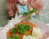 リカちゃん♡クリチサーモンバジル香る前菜作り方15写真