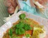 リカちゃん♡クリチサーモンバジル香る前菜作り方18写真