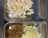 筍と卵と搾菜の中華風炒め『何食べ』#1作り方3写真