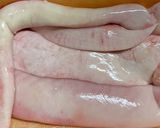 鮭の白子・だし醤油ゴマ油風味和え作り方2写真
