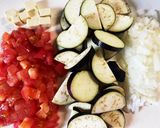 たっぷり野菜とチーズのパスタ作り方1写真