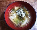 久々とろろ昆布入りまぁす。味噌汁！作り方6写真