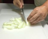 旨辛･桃屋の辣油チーズカレー♡作り方1写真