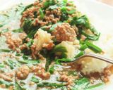 〖 豚ひき肉と青ニラのあんかけ飯 〗作り方6写真