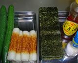 韓国海苔味？竹輪ときゅうりの和えもの作り方1写真