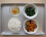 朝食に♡かぼちゃのサラダパンケーキ作り方2写真