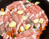 にんじんとインゲンの旨味肉巻き作り方4写真