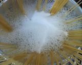 キノコとベーコンのクリームパスタ作り方3写真