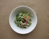 "つーん”と辛い、豆苗とカニカマのサラダ作り方5写真