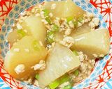 ホッコリ美味しい♡大根のそぼろ煮作り方9写真