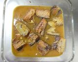 レンジ4分!さば缶(みそ煮)厚揚げの煮物作り方3写真