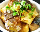 レンジ4分!さば缶(みそ煮)厚揚げの煮物作り方12写真