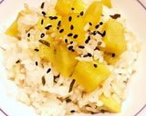 さつま芋と塩昆布の炊き込みご飯♬簡単！作り方3写真