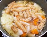 味噌汁(大根、人参、キャベツ)作り方2写真