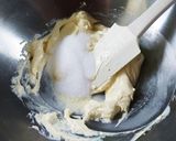 黒ゴマレアチーズケーキ作り方2写真