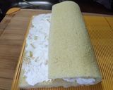 マンゴー＆パインロールケーキ☆甘さ控えめ作り方14写真