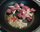 ベトナム料理　空芯菜のレモングラス炒め風作り方3写真