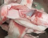 アクとりしない！牛すじの下茹で作り方1写真