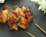 秋の味覚!エリンギとさつまいもの肉巻き作り方9写真