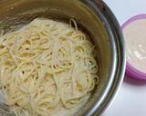 生クリーム不要！クリーミーたらこパスタ作り方6写真