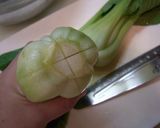 青菜炒め　～師匠が認めるか！？青梗菜版～作り方2写真