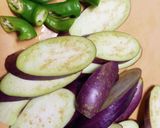 懐かしの味　茄子の味噌炒め作り方1写真