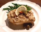 干しえのき茸のハムチーズトースト作り方4写真