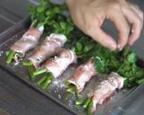 クレソンの肉巻き〜にんにく醤油ソース〜作り方4写真