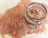 さっぱりこくうま！胸肉の梅味噌サンド焼き作り方2写真