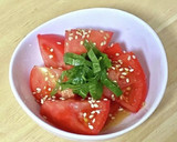 トマトの塩だれ和え作り方7写真