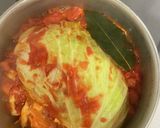 挽き肉100gで☆巻かないロールキャベツ作り方5写真