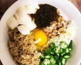 オートミールのネバネバマシマシ納豆丼作り方5写真