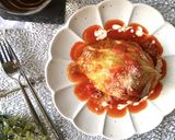 挽き肉100gで☆巻かないロールキャベツ作り方7写真