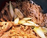 すき焼き風牛皿作り方4写真