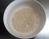オートミールとツナと豆、和風リゾット風作り方1写真