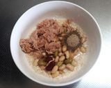 オートミールとツナと豆、和風リゾット風作り方2写真