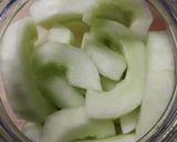 白瓜のらっきょう酢漬け作り方5写真