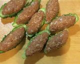 【簡単】ゴーヤのカレー肉詰め作り方4写真