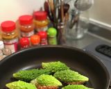 【簡単】ゴーヤのカレー肉詰め作り方5写真