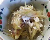 《簡単・上品》みょうがの卵白とじ作り方6写真