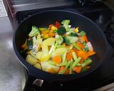 余った野菜をきっちり消費するカレー粉炒め作り方5写真