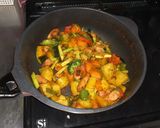余った野菜をきっちり消費するカレー粉炒め作り方6写真