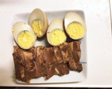 篠原商店の煮豚と煮卵で作る竹岡式ラーメン作り方3写真